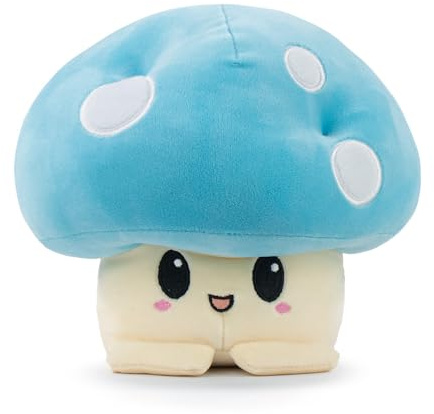 BARRADO Plüschtier mit bunten Pilzen, Mushie Mojis, 13 cm, 160029670 (Blau)