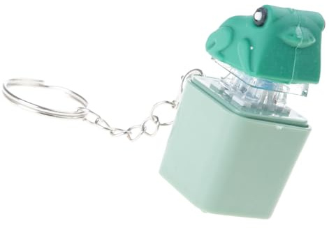Keycap a forma di rana giocattolo sensoriale da scrivania con effetti sonori e luminosi attivati dalla pressione per alleviare l'ansia Rane Design Tastiere Accessorio con suono