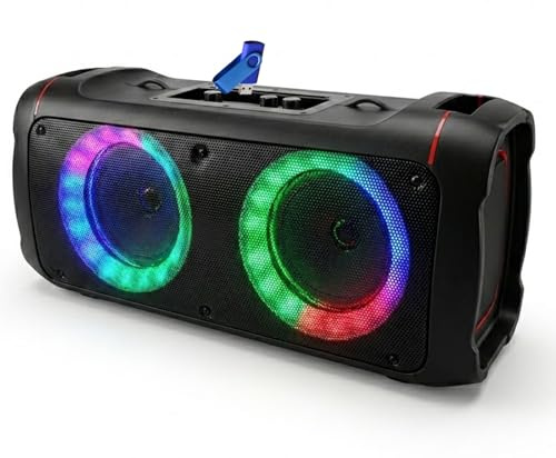 BM SONIC Enceinte Portable Bluetooth 5.2 INOVALLEY HP360 400W Noir Radio FM USB Carte SD + Clé USB 32 Go