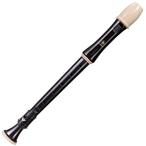 Hornby 300H C Descant Recorder, Black/Beige