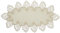 Plauener Spitze by Modespitze 3086M02_11_3060 Tischdecke Nizza, 30 cm x 60 cm, oval