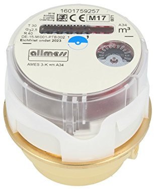 ALLMESS Austauschwasserzähler Messkapsel AMES 3-K +m, kalt, QN 1,5m³/h MK-System