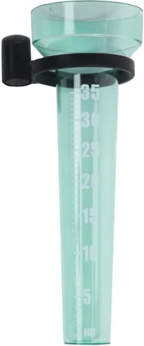 Regenmesser 23cm Kunststoff transparent Halter Niederschlagsmesser Gartenbedarf
