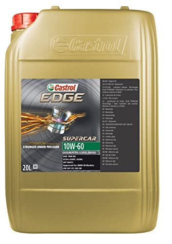 Castrol EDGE 10W-60 SUPERCAR Motoröl, 20L