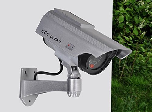 Haushalt International Solar LED Sicherheitskamera-Attrappe Überwachungs Kamera-Attrappe 70306