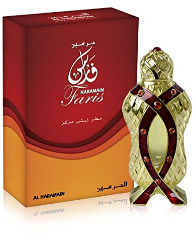 Al Haramain Faris 12ml Perfume Oil | Concentrated Oil-Based Perfume | Fresh and Luxurious Fragrance | Unisex Scented Oil