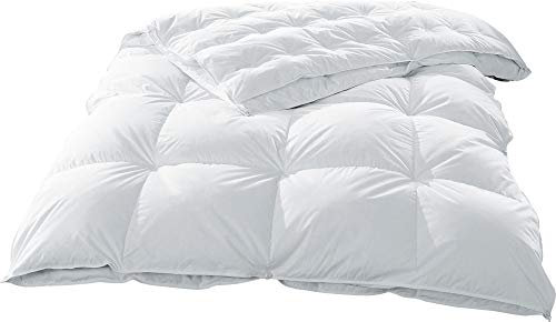 Erwin Müller Vier-Jahreszeiten-Bett Stettin 90% Daunen, 10% Federn Weiss Größe 155x220 cm