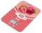 TM Electron TMPBS027 Balance de cuisine numérique ultra fine avec motif fraises vintage Idéal pour pâtisserie et aliments