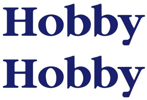 myrockshirt 2 x Hobby Aufkleber Aufkleber Wohnmobil Camper Wohnwagen Caravan Camping Sticker ca.30cm Aufkleber Autoaufkleber Sticker Decal ohne Hintergrund UV&Waschanlagenfest