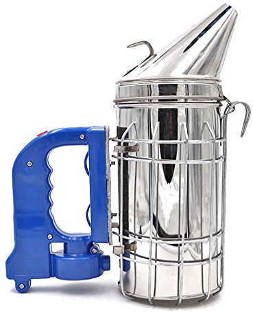PROBEEALLYU Bee Hive Smoker, elektrischer Bienenstock-Raucher aus Edelstahl Imkereiausrüstung - Tolles Imkergeschenk für Imker (ohne Batterien)
