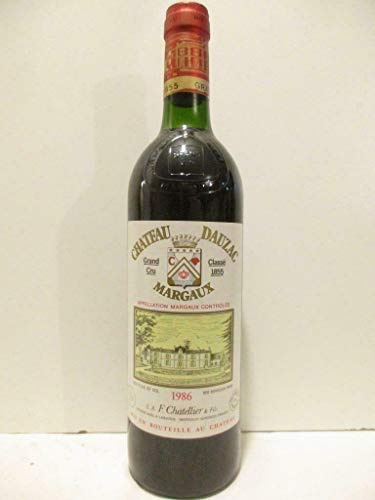 margaux château dauzac grand cru classé rouge 1986 - bordeaux