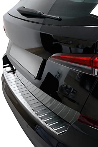 Recambo | Protector de Parachoques trasero | Compatible con Skoda Kamiq | a partir de 2019 | Acero Inoxidable Cromado | Protección borde de carga