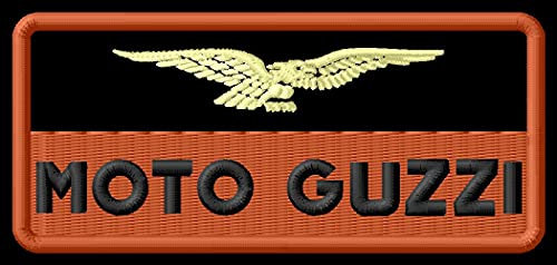 Masterpatch Aufnäher für Fans Moto Guzzi Aufnäher Bellagio Nevada V7 V9 Roamer V12 Norge Motorrad parche Bordado brodé patch écusson toppa ricamata