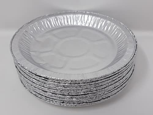 Aluminium Foil 6 17cm Round Pie Flan Tart Plates Trays BBQ 169x144x14mm 200cc (200)