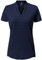 donhobo Damen Tshirt Kurzarm V Ausschnitt Oberteil Sommer Basic Golf Polo Shirts Leichte Quick Dry Fitness Training Running T-Shirts (Navy, M)