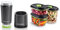 Food Saver VS1199X Appareil de mise sous vide portatif et sans fil | avec station de chargement & Boîtes alimentaires FoodSaver de conservation et marinade | 700 ml, 1.18 L & 1.8 L | 3 unités