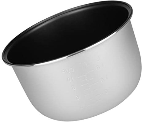 Angoily Inner Cooking Pot for Rice Cooker, Non Stick Inner Cooking Pot Liner Containers Replacement Accessories for 2L Rice Cooker