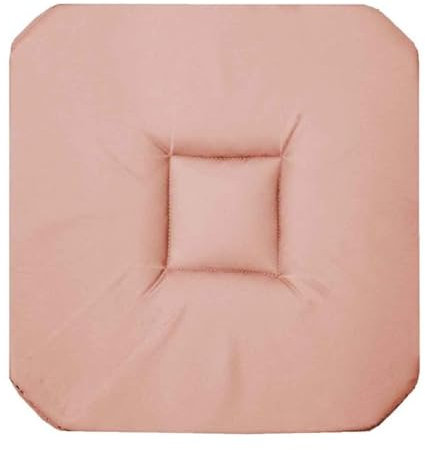 Paris Prix Galette de Chaise Panama 36x36cm Rose Poudré