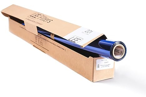 Lee Compact 201 Full C.T. Blue Beleuchtungsgel, 61 cm Rolle