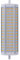 yongjia R7s LED 189mm, R7s LED-Leuchtmittel 50W 5000lm for Deckenfluter, Nicht dimmbar (Color : 4000K)