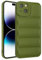 GTElectro Hülle für Apple iPhone 15, Puffer Jacket Design Weich Slim TPU Schutzhülle mit Kameraschutz Strapazierfähige Handyhülle, Stoßfest Flexibel iPhone 15 Case (Grün)