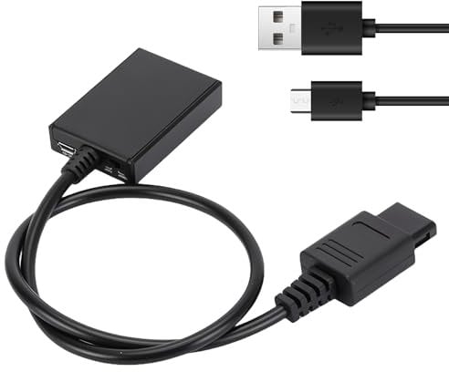 Sporgo Conversor N64 a HDMI: N64 a HDMI cable adaptador para N64/SNES Support PAL, modos NTSC, 1080p/720p HD HDMI Link Cable para N64 Game HDTV Video Señal a HDMI