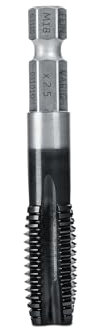 Fein Gewindebohrer DL M18 x 2.5 mm, aus HSS-Material, für die Arbeit mit Handgeführten Schlagschraubern, 63110031010