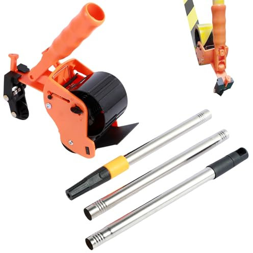yupogongfu Floor Tape Applicator Manual Drückbandmarkierungswerkzeug Kunststoff Handschaltbandwalze wiederverwendbar LX(5528)