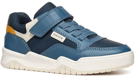 Geox J Perth Boy E Sneaker, Avio/Navy, 37 EU