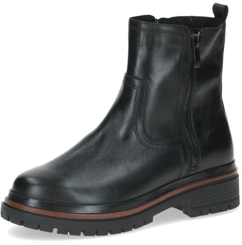 CAPRICE Damen Stiefeletten aus Leder mit Reißverschluss