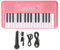 Portable Electric Keyboard, 44 X 22 X 6 Cm 32 Key Electric Keyboard Handheld Piano Keyboard for Beginners (Strawberry Red)
