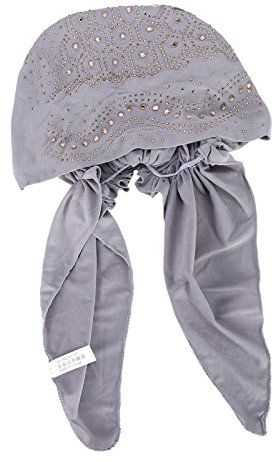 Generisch Porte-casquette mural en bois extensible multicolore uni musulman hijab chapeaux pour œufs, gris, taille unique
