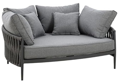 OUTLIV. Daybed, 164x145 cm, Aluminium/Polyrattan