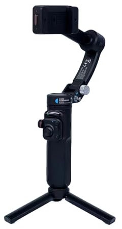 Stabilisateurs à 3 axes pour smartphone - Lumière de remplissage réglable pour vidéo et vloggings