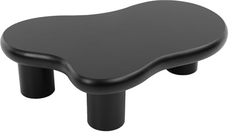 Cloud Couchtisch Couchtisch in Wolkenform aus massivem Holz Cartoon-Stil Unregelmäßiger Endtisch Moderner Zentral-Tisch mit 4 Beinen Einzigartiger Teetisch für Schlafzimmer Wohnzimmer (100x70x30cm)