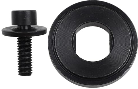 NINMORTH Flangia interna per rondella e set di viti DSS610/DSS611/BSS610/BSS611, seghe circolari, M6 x 20 mm, filettatura sinistra, diametro esterno 35 mm, 2 pezzi