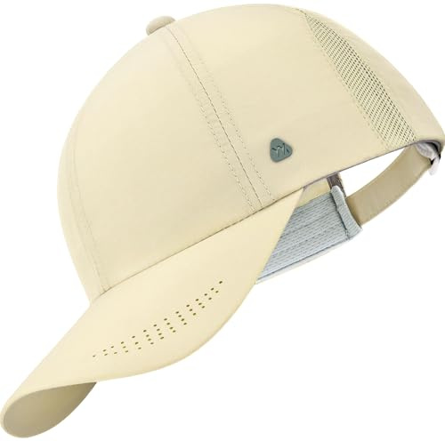 YANIKY Baseball Cap Herren Damen - Sommer Basecap mit UV-Schutz - Atmungsaktive Sport Kappe Outdoor Sonnenhut verstellbar Schnelltrocknend Running Hat