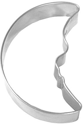 Birkmann 1010689910 Emporte-pièce en Forme de Lune avec Visage, Plastique, Gris, 5 x 3 x 2 cm
