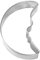 Birkmann 1010689910 Ausstechform Mond mit Gesicht, Kunststoff, Grau, 5 x 3 x 2 cm