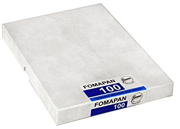 Foma Fomapan Fotofilm (100 ISO schwarz & weiß Negativ-Film, 4 x 5, 50 Blatt