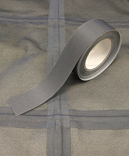 WBM Seam Tapes Nahtabdichtungsband T-2000X - Heißschmelzkleber 3-Schicht Wasserdicht - 5 Meter - gelten mit Bügeleisen (Dunkelgrau, 22 mm Breite)