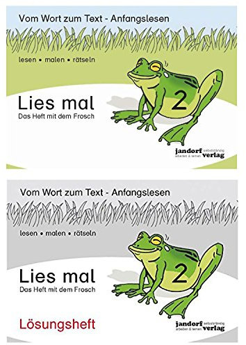 Lies mal 2 Frosch Heft und Lösungsheft