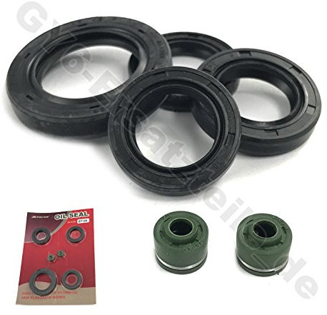 WELLENDICHTRING/SIMMERING SET 6-TEILIG > 50-125-150cc 4-TAKT GY6 MOTOR z.B.für BAOTIAN SARO SPORT AGM BENZHOU YIYING CHINA ROLLER GY6