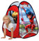 John 76044 76044-Pop Up Kinderzelt, Wurfzelt, Spielhaus mit gedrucktem Motiv für Kinder Miraculous: Tales of Ladybug & Cat Noir Spielzelt