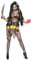 Widmann - Kostüm Voodoo Priesterin, Kleid, Armstulpen, Stirnband, Hexendoktor, Mottoparty, Karneval, Fasching