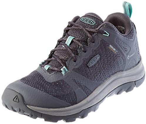 KEEN Damen Terradora 2 Low Height WP Wanderstiefel, Grau (Steel Grey/Ocean Wave), 41 EU (8 UK)