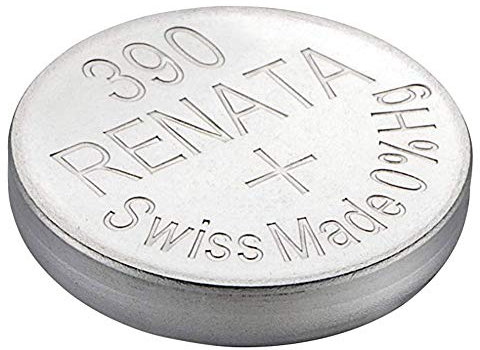 Renata 390 - Batteria per orologio, 1,55 V, SR1130S, senza mercurio