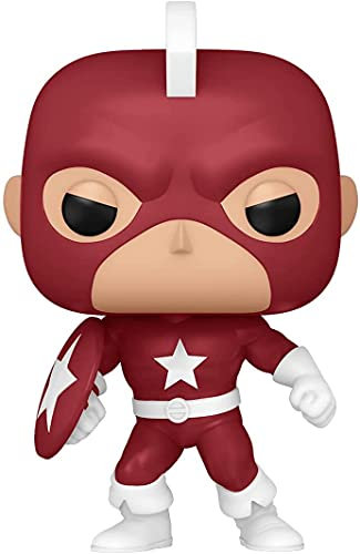 Funko Pop! Marvel: Year of The Shield - Red Guardian - Marvel Comics - Amazon-Exklusiv - Vinyl-Sammelfigur - Geschenkidee - Offizielle Handelswaren - Spielzeug Für Kinder und Erwachsene