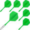 CyeeLife Dart Schäfte und Flights aus einem 6 Stück,Dartpfeile Zubehör CF01 Grün