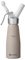 HENDI Sahnespender, Inklusive Set aus 3 Polypropylen Spritztüllen und Reinigungsbürste, Sahne-Mousses-Desserts-kalten Schäumen, Sahnesyphon, 0,5L, ø80x(H)260mm, Aluminium, Taupe